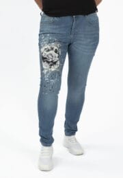 Jeans Black Roses - Image 2